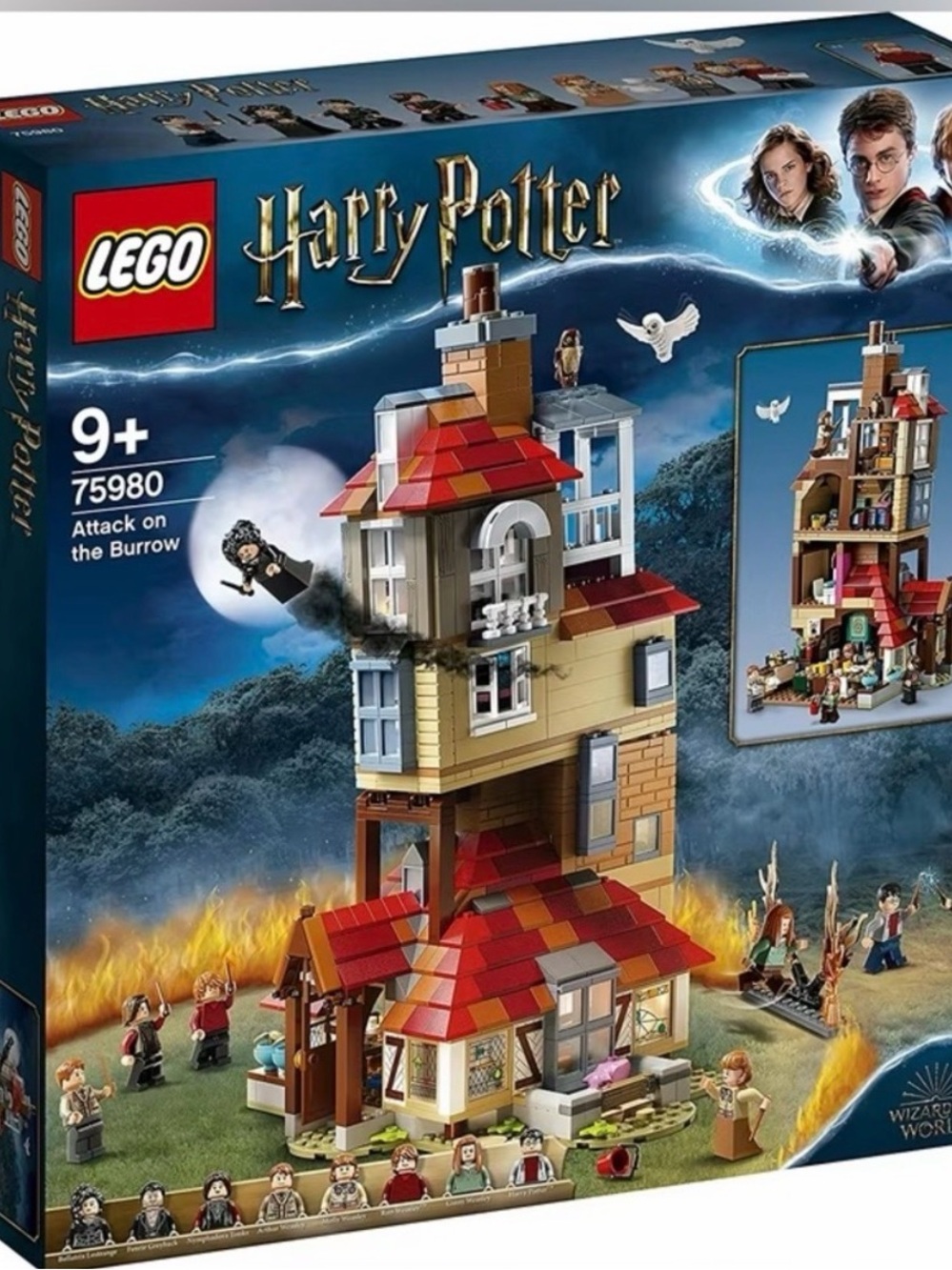 LEGO Harry Potter Burrow Build with Red Roof and Tan Walls NWT retired product